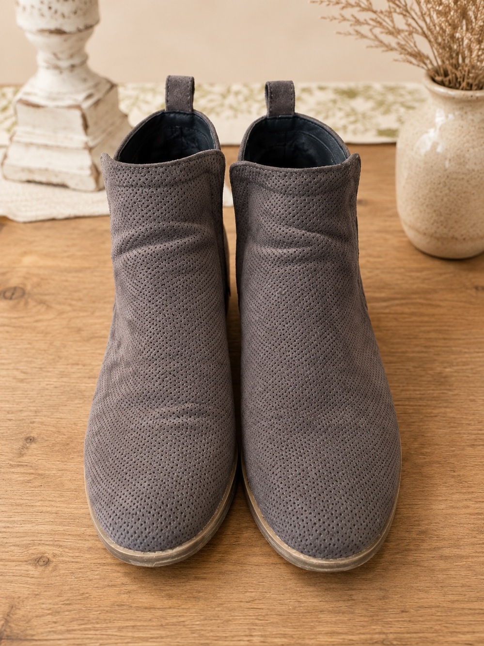 Diane Von Furstenberg Perforated Suede Chukka Boots - Brown